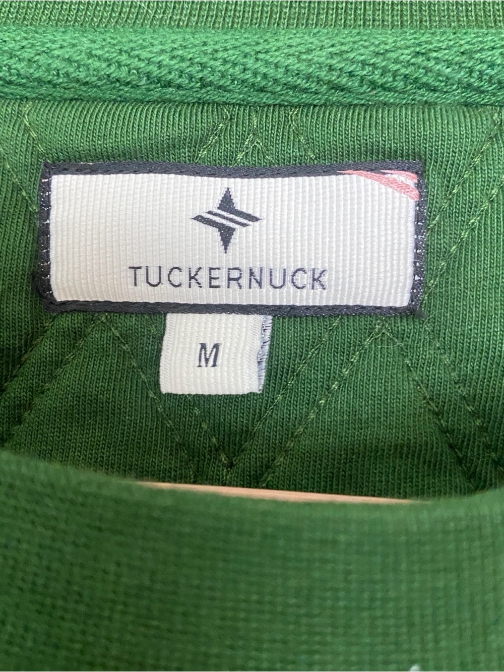 NWOT Tuckernuck Douglas Fir Velour Green Casual Preppy Size M - Picture 6 of 11